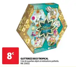Auchan glitterizz deco tropical aanbieding