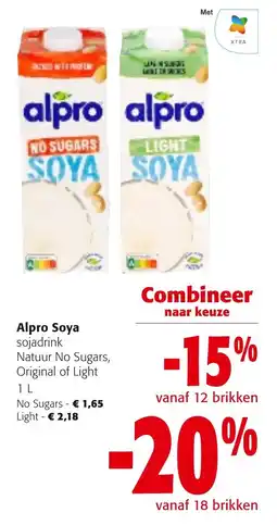 Colruyt Alpro Soya sojadrink aanbieding