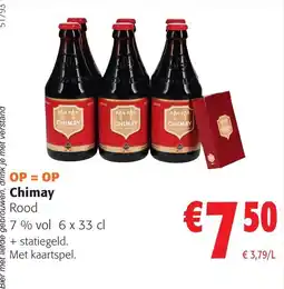 Colruyt Chimay Rood aanbieding