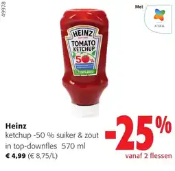 Colruyt Heinz ketchup aanbieding