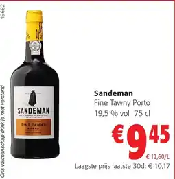 Colruyt Sandeman Fine Tawny Porto aanbieding