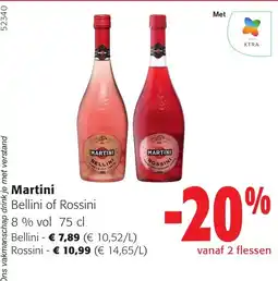 Colruyt Martini Bellini of Rossini aanbieding
