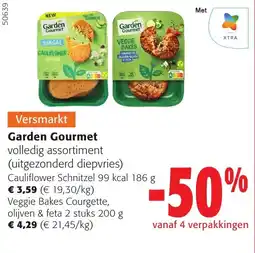 Colruyt Garden Gourmet volledig assortiment aanbieding