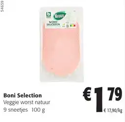 Colruyt Boni Selection Veggie worst natuur aanbieding