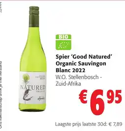 Colruyt Spier 'Good Nattered' Organic Sauvignon Blanc 2022 aanbieding