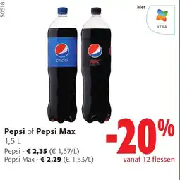 Colruyt Pepsi of Pepsi Max aanbieding