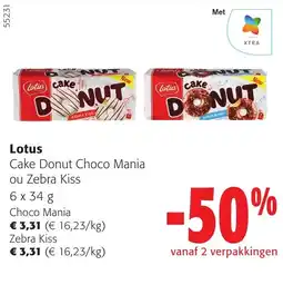 Colruyt Lotus Cake Donut aanbieding