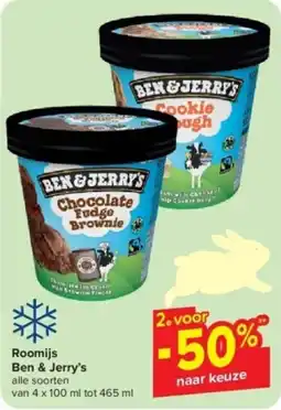 Carrefour Express Roomijs Ben & Jerry's aanbieding