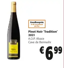 Colruyt Pinot Noir 'Tradition' aanbieding