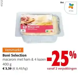 Colruyt Boni Selection macaroni met ham & 4 kazen aanbieding
