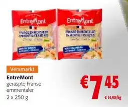 Colruyt EntreMont geraspte Franse emmentaler aanbieding