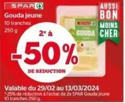 Spar Gouda jeune aanbieding