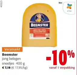 Colruyt Beemster jong belegen sneetjes aanbieding
