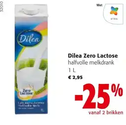Colruyt Dilea zero lactose halfvolle melkdrank aanbieding