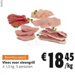 Colruyt Vlees voor steengrill aanbieding