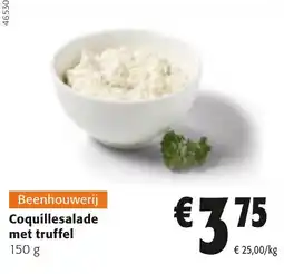 Colruyt Coquillesalade met truffel aanbieding