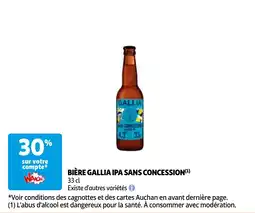 Auchan Bière gallia ipa sans concession aanbieding