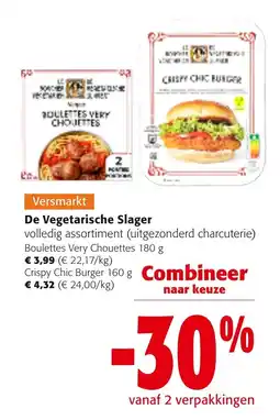Colruyt De Vegetarische Slager aanbieding
