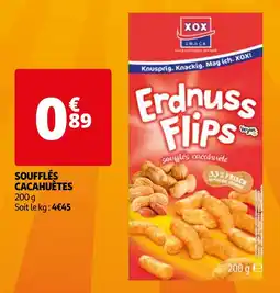 Auchan Soufflés cacahuètes aanbieding