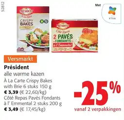 Colruyt President alle warme kazen aanbieding