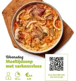 Colruyt Maaltijdsoep met varkensvlees aanbieding