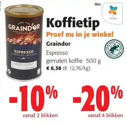 Colruyt Espresso gemalen koffie aanbieding