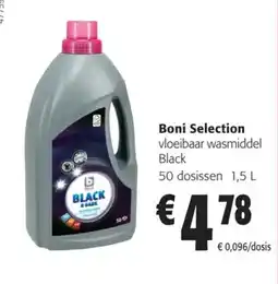 Colruyt Boni Selection vloeibaar wasmiddel Black aanbieding