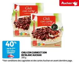 Auchan chili con carne et son riz blanc auchan aanbieding