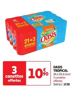 Auchan Oasis tropical aanbieding