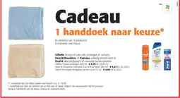 Colruyt Cadeau 1 handdoek naar keuze aanbieding