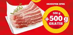 Spar Gezouten spek aanbieding