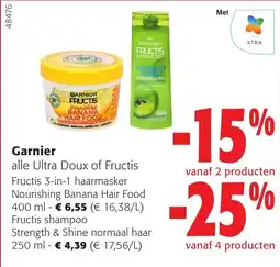 Colruyt Garnier alle Ultra Doux of Fructis aanbieding