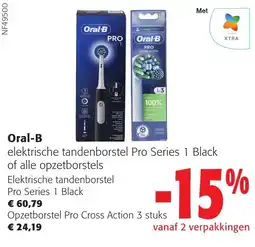 Colruyt Oral-B elektrische tandenborstel Pro Series 1 aanbieding