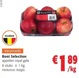 Colruyt appelen royal gala aanbieding