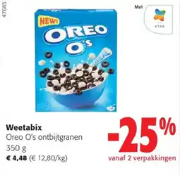 Colruyt Weetabix Oreo O's ontbijtgranen aanbieding