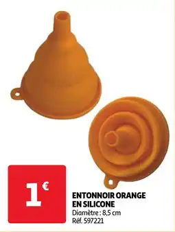 Auchan Entonnoir orange en silicone aanbieding