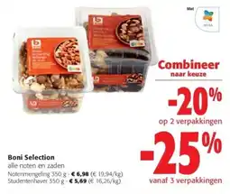 Colruyt Boni Selection alle noten en zaden aanbieding