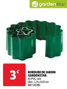 Auchan Bordure de jardin gardenstar aanbieding