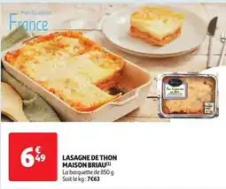 Auchan lasagne de thon maison briaux aanbieding