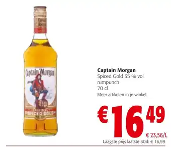 Colruyt Captain Morgan Spiced Gold aanbieding