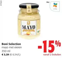 Colruyt Boni Selection mayo met eieren aanbieding