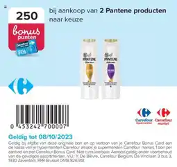 Carrefour Pantene aanbieding