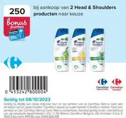 Carrefour Head & Shoulders producten aanbieding
