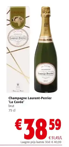 Colruyt Champagne Laurent-Perrier 'La Cuvée' aanbieding