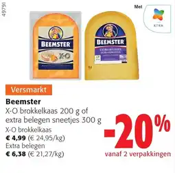 Colruyt Beemster X-O brokkelkaas aanbieding
