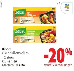 Colruyt Knorr alle bouillonblokjes aanbieding