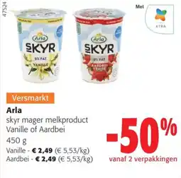 Colruyt Arla skyr mager melkproduct aanbieding