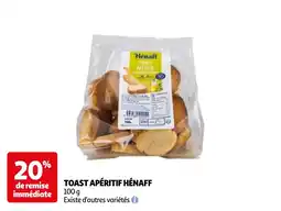 Auchan toast apéritif hénaff aanbieding