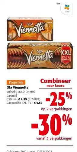 Colruyt Ola Viennetta volledig assortiment aanbieding
