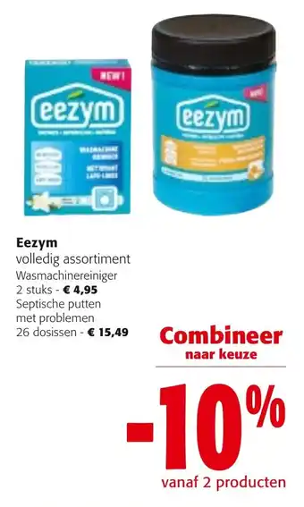 Colruyt Eezym volledig assortiment aanbieding